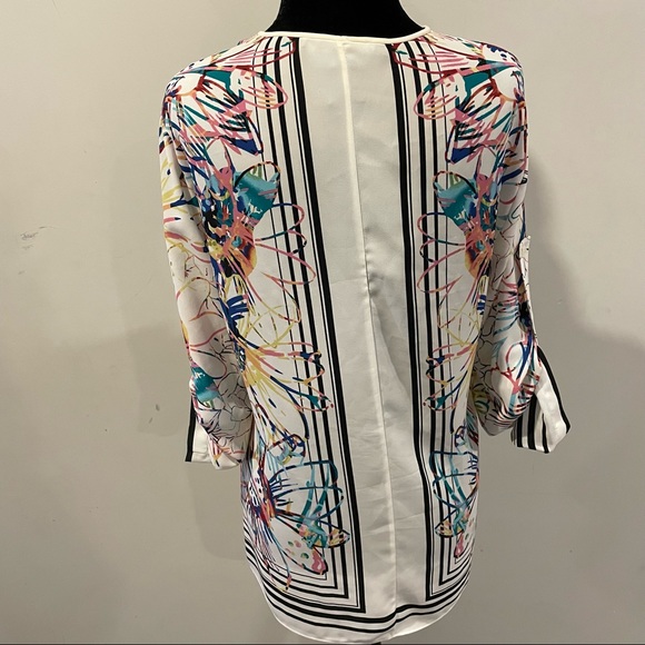 BCBG MaxAzria Haida Silky Tunic Top Size XS - Picture 8 of 16